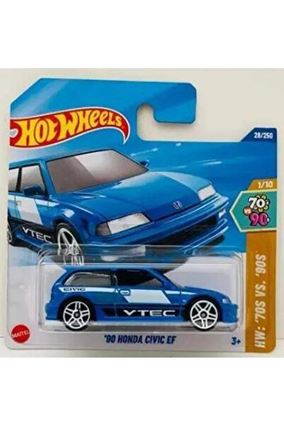 HOT WHEELS 90 هوندا سيفيك EF 1/10 28/250 موديل سيارة