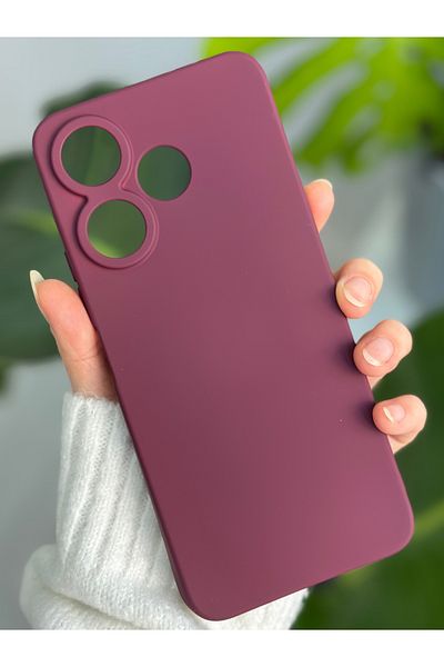 Go Aksesuar حافظة سيليكون مرنة متوافقة مع هاتف Redmi 13