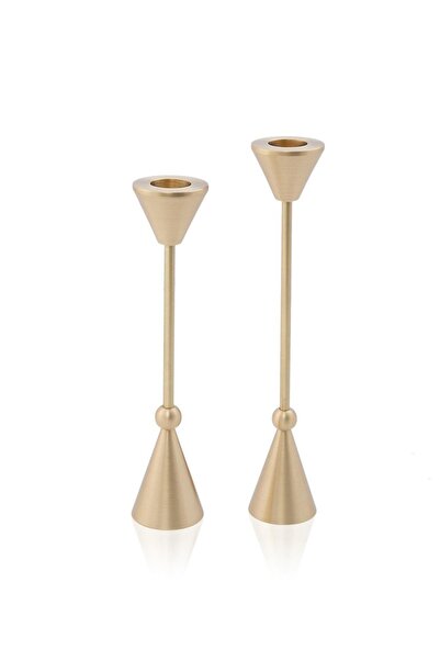 Chappal Pirinç El Yapımı Konik Şamdan