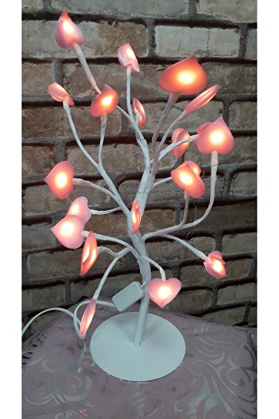OKTAY SESAL DEKOR DÜĞÜN IŞIKLARI IŞIKLI MİNİ ANI AĞACI LED IŞIKLI AĞAÇ PEMBE ...