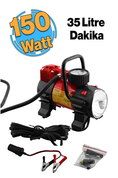 Badem10 Tek Pistonlu Metal Profesyonel Hava Kompresörü 150 Psı Çakmaklık Arab...