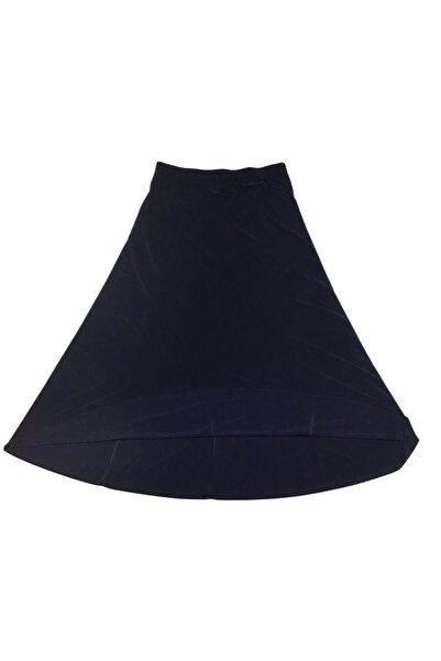 ECE GİYİM تنورة نسائية من القماش الرملي مكونة من ثمانية أجزاء مع خصر مطاطي