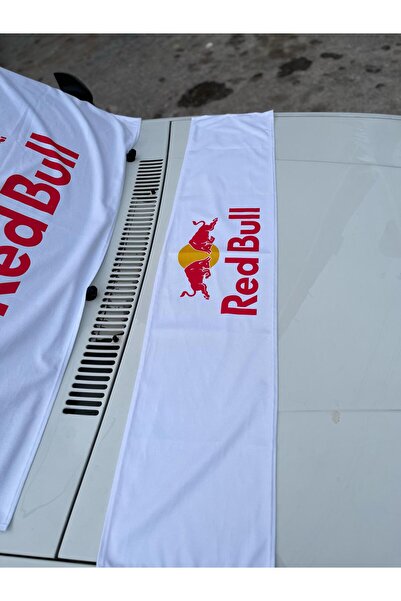 as garaj BEYAZ REDBULL OTOMOBİL TORPİDO HAVLU