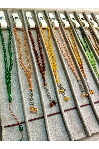 Anemore Collection 6 Pieces Gift Rosary Plastic Mixed Colors Small Size T-720/6