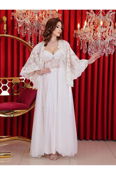 Limas lingerie 2-Piece Long Dressing Gown