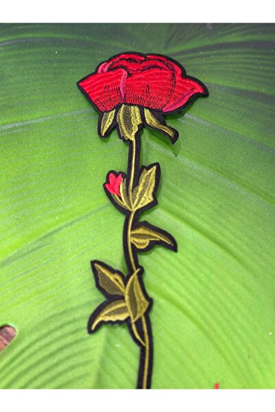 Gönülden Tasarım APLIKACIJA ZA GLAĐENJE U OBLIKU JEDNE RUŽE SA ŠAVOM 30X10 CM