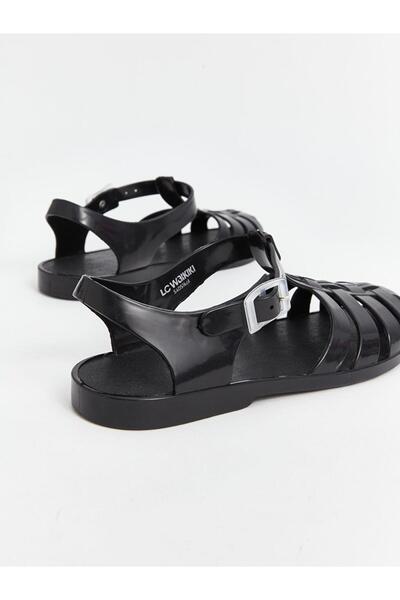 LC Waikiki Women's Beach Sandals with Closed Front Buckle Detail (S4)