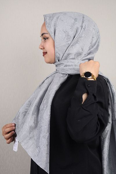 PİRAMİT Pyramid Monogram Floss Shawl - Pattern-02 - Color-05