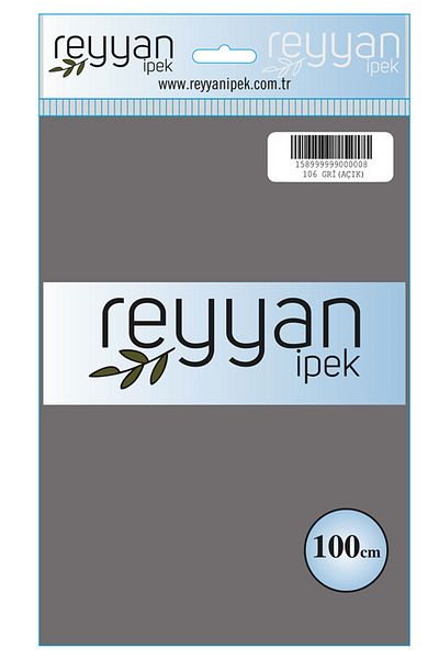 REYYAN Μονόχρωμη τσάντα γραφής - Χρώμα-106 - Γκρι ανοιχτό
