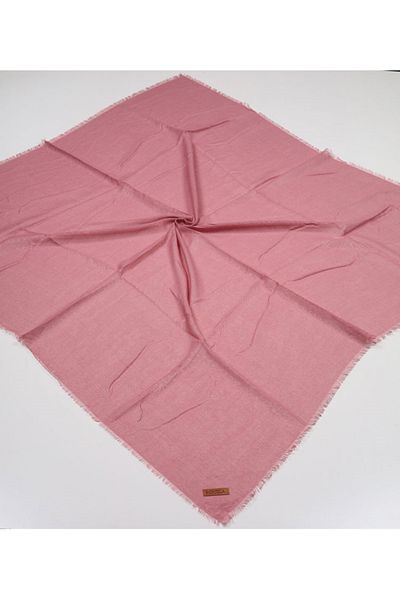Bonjela Eșarfă din bumbac jacquard de culoare uni - Model-07 - Culoare-13