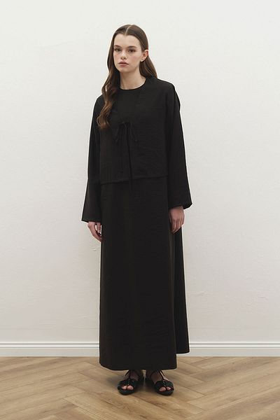 Hooopstore Lora Black Suit with Cardigan