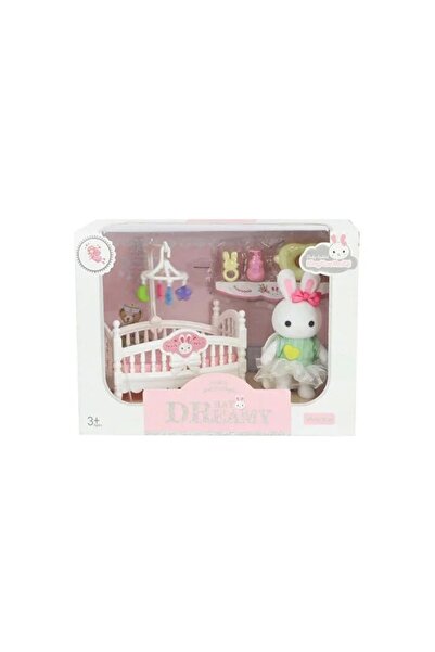 MEGA Bay Dreamy Mini Tavşan Aksesuarlı Bebek Odası Seti