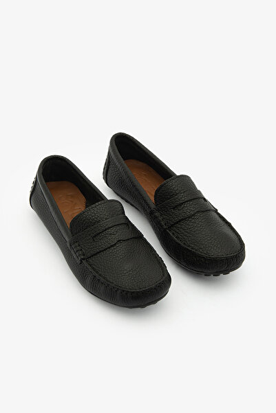 SAYL Чорні мокасини з натуральної шкіри з детальним бантом жіночі мокасини з натуральної шкіри Babet