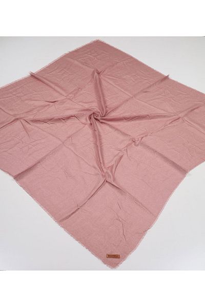 Bonjela Eșarfă din bumbac jacquard de culoare uni - Model-07 - Culoare-06