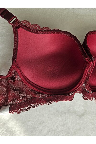 nesterinzar Women's Supported Padded Underwire (Wired) Lace Bra Set