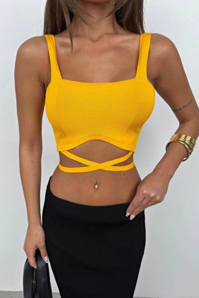 Maxi modena Μπλούζα με κορδόνια στη μέση