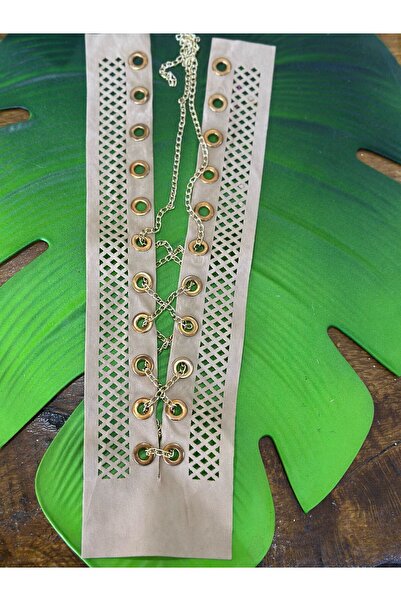 Gönülden Tasarım ACCESORIUM DE CUSUT GOLIER DE SĂRĂI DE VELVET CAFEA LANCĂ 40...