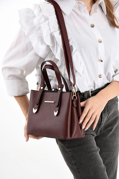 Lifonbag Geantă de mână și umăr cu curea lungă încrucișată cu 3 compartimente pentru femei