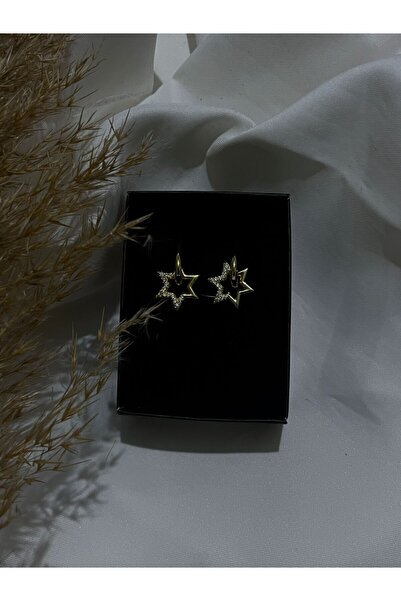 Jewerly Yıldız model sallanan çelik paslanmaz küpe