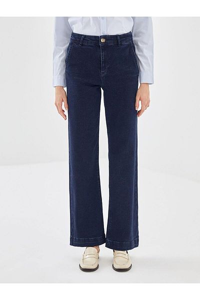 LC Waikiki Pantaloni de damă în jean Wideleg