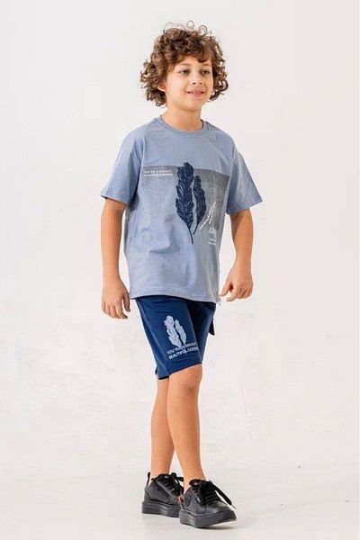 MAXI DRY Set de sus și de jos cu frunze de bumbac 100% imprimate