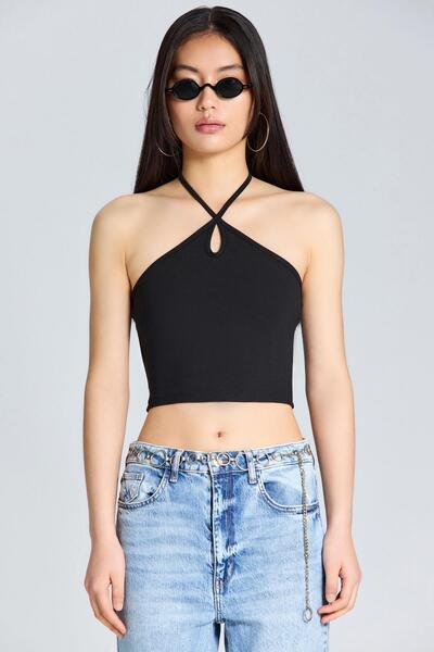 World Fashion Trends 2640 Cultură neagră cu gât