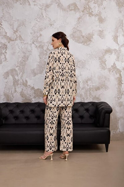 Moodbasic Marwa by Ethnic Patterned Embroidered Cupra Set