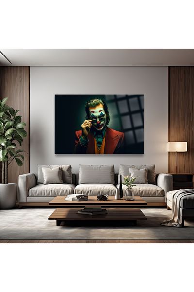 TAULART MASA DE STICLA DE LUX JOKER INDEPENSIBILĂ LA SPARATURI, CU CULORI ULT...