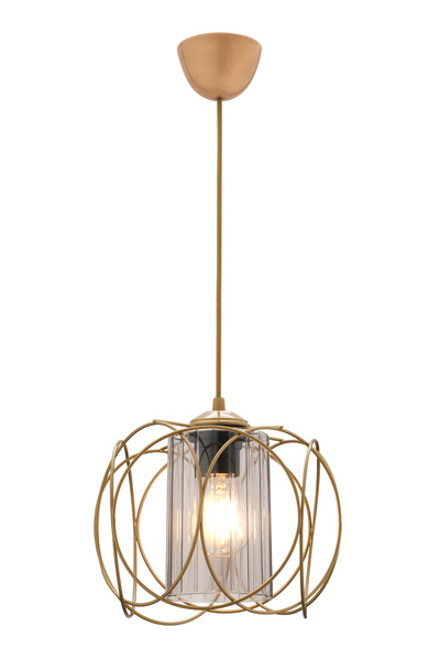 Trend Kitchen Olympicum Model Füme Mika Camlı Eskitme Salon, Mutfak, Oturma Odası Sarkıt Avize Aydınlatma