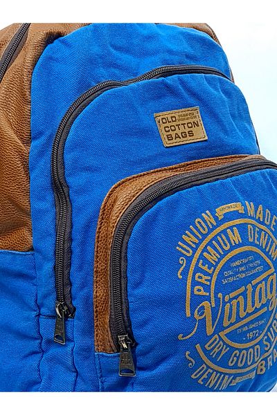 Old Cotton Μαλακό μακράς διαρκείας Vintage βαμβακερό σακίδιο πλάτης SEVILLA7184
