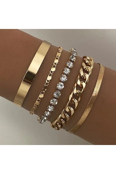 Ayzen طقم أساور مكون من 5 قطع