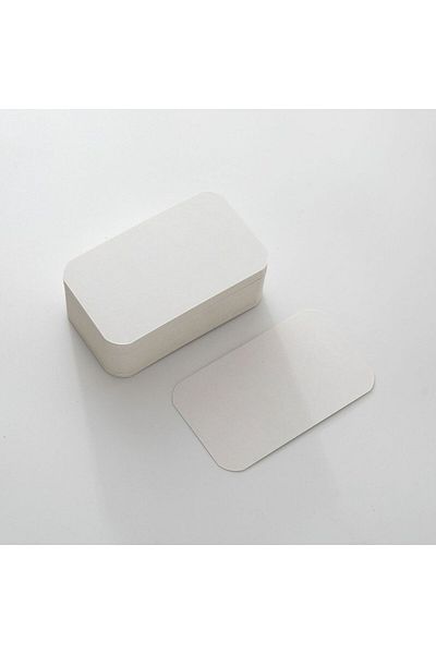 Choice 20pcs White 20/50/100pcs Color Kraft Paper Card Retro Double Sided Word Card Diy Postcard Gift Greet