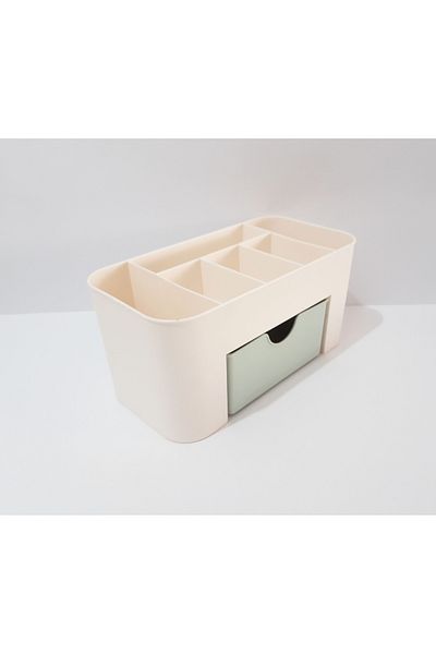renkli çiçekler Plastic Drawer Makeup Organizer