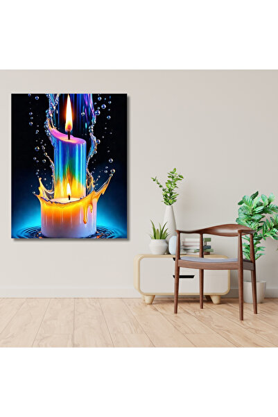 LİLYHOBBYLAND Sayılarla Boyama Hobi Seti (Renkli Baskılı Çerçeveli) 40x50 cm:...