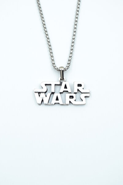 Star Wars Silver Plated Knitted Chain Necklace