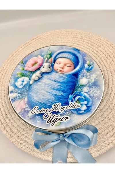 Uğur efendi şekerleme 50 Adet Madlen Çikolata Erkek Bebek Çikolatası Erkek Be...