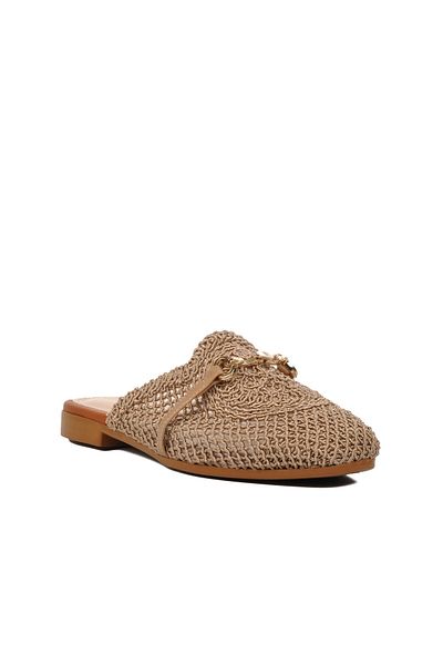 Pierre Cardin Pi̇erre Cardi̇n Pc-53128 Women's Braided Slippers Mink
