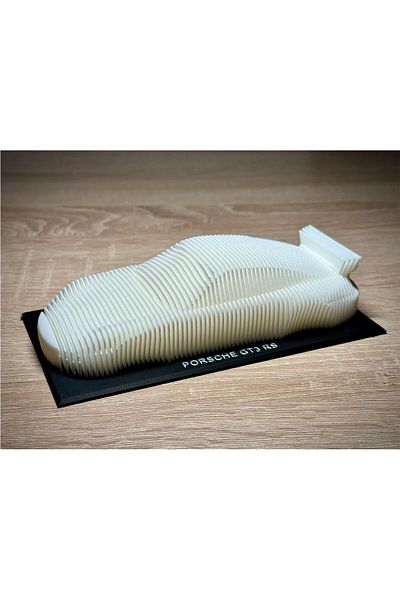 MAHLA نموذج بورشه GT3 RS قابل للطي - تمثال - نموذج - 18 سم