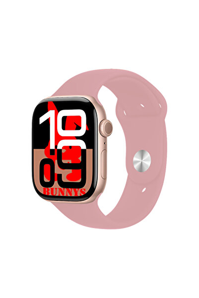 Bunnys Apple iPhone 16 PRO MAX Uyumlu TozPembe Akıllı Saat Watch10 2025 Hediy...
