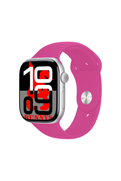 Bunnys Omix X300 Uyumlu Pembe Akıllı Saat Watch10 2025 Hediyeli AMOLED EKRAN