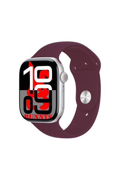 Bunnys General Mobile GM 22 Uyumlu Bordo Akıllı Saat Watch10 2025 Hediyeli AM...
