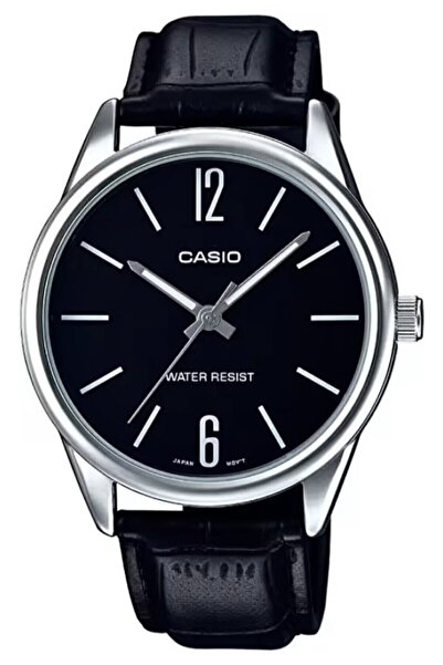 Casio Siyah Renk Klasik Model Deri Kordon Erkek Kol Saati