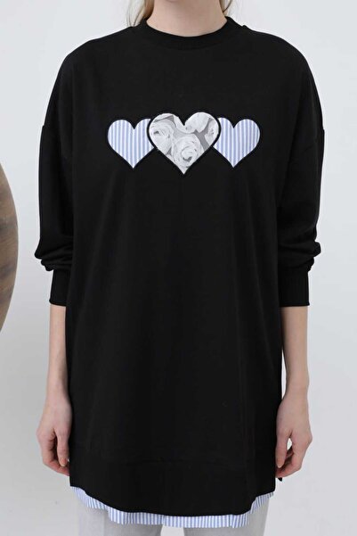 Puane Women's Tunik with Hemline Detail 10637