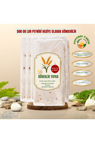 NATUREL BÖREKLİK YUFKA ANADOLU KARA KILÇIK UNUNDAN