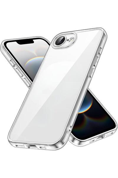 Evax (2MM ŞEFFAF) Iphone 16e (2025) Uyumlu Şeffaf Yumuşak Esnek Silikon Kılıf