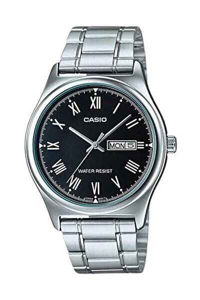 Casio Kadranı Siyah Kordonu Gri Renk Garantili Lüx Erkek Kol Saati