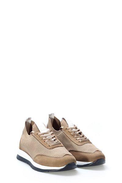 Ayakkabıhane Εσωτερικά και εξωτερικά Γνήσια Nubuck Leather Mink Knitwear Ανδρικά παπούτσια casual AH 08722131512