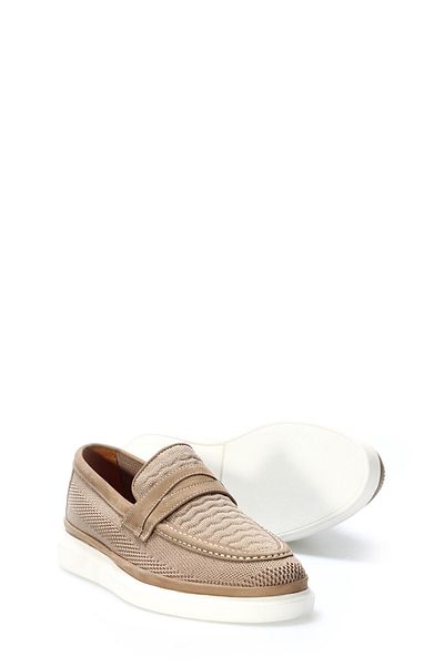 Ayakkabıhane Εσωτερικά και εξωτερικά Γνήσιο Nubuck Leather Mink Ανδρικά καθημερινά παπούτσια Ah08722131464