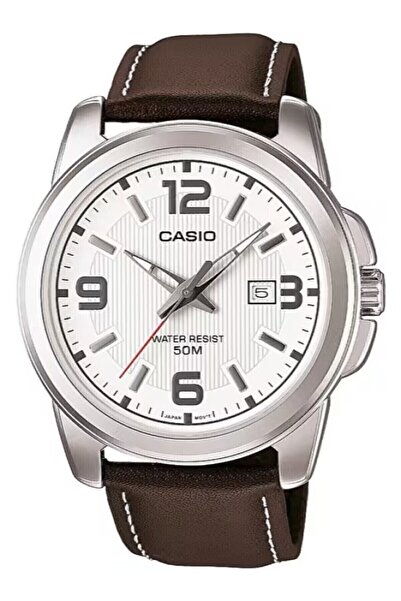 Casio Brand Full Steel Case, Brown Men's Wristwatch
