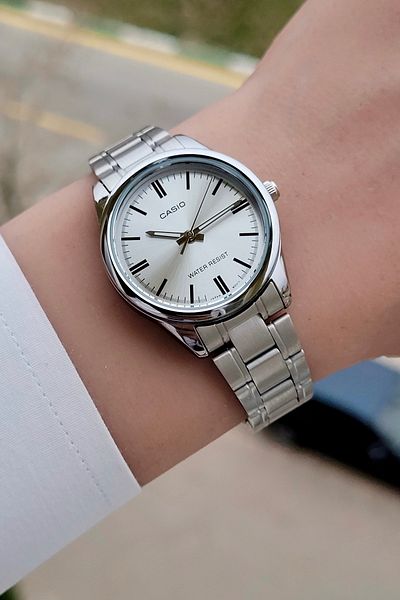 Casio Brand Gray Color Guaranteed Women's Wristwatch